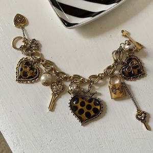 Betsey Johnson charm bracelet